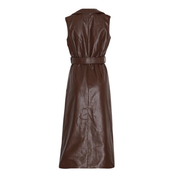 The MYSHYA Vegan Leather Dress - Picture 5 of 8